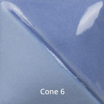 Mayco Fundamental Underglaze UG-002 Sea Blue — example fired result