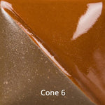 Mayco Fundamental Underglaze UG-031 Chocolate — example fired result