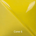Mayco Fundamental Underglaze UG-046 Bright Yellow — example fired result