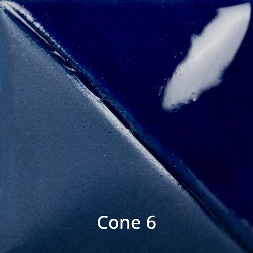 Mayco Fundamental Underglaze UG-001 Kings Blue — example fired result