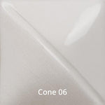 Mayco Fundamental Underglaze UG-051 China White — example fired result