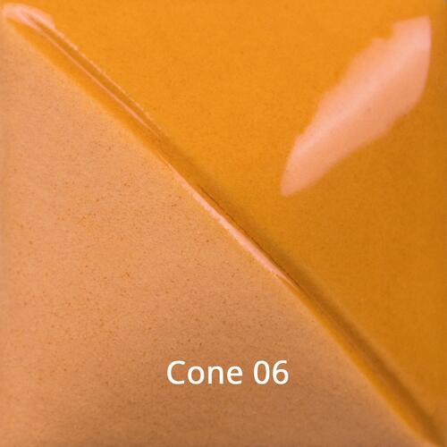 Mayco Fundamental Underglaze UG-058 Harvest Gold — example fired result