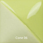 Mayco Fundamental Underglaze UG-068 Apple Green — example fired result