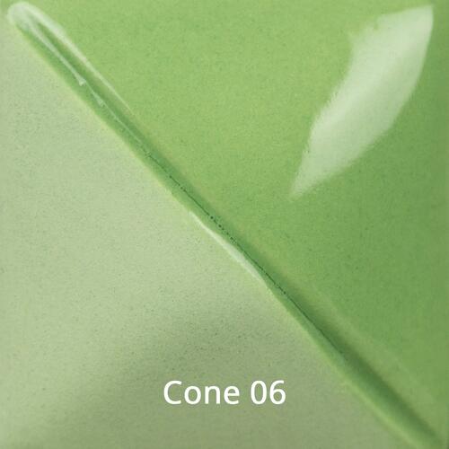 Mayco Fundamental Underglaze UG-090 Green Mist — example fired result