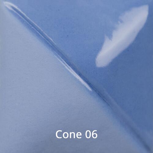 Mayco Fundamental Underglaze UG-097 Bright Blue — example fired result