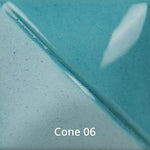 Mayco Fundamental Underglaze UG-219 Marine Blue — example fired result