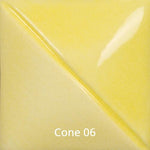 Mayco Fundamental Underglaze UG-222 Soft Yellow — example fired result