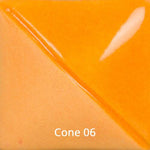 Mayco Fundamental Underglaze UG-223 Apricot — example fired result