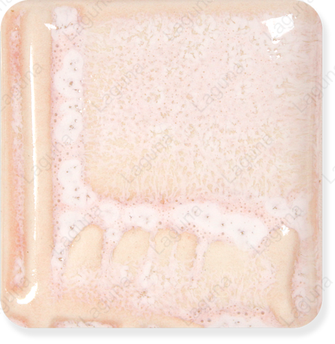 Laguna Mystic Brushable Glaze WC-102 Pink Ice — example fired result