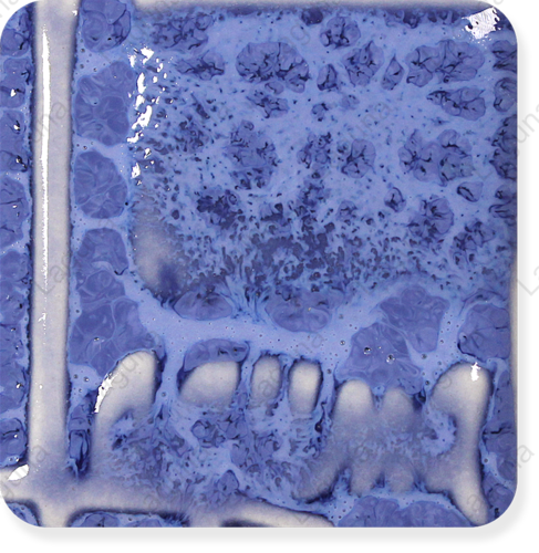 Laguna Mystic Brushable Glaze WC-111 Spotted Blue — example fired result